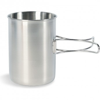 Универсальная кружка TATONKA HANDLE MUG 850 из нержавеющей стали со складной ручкой